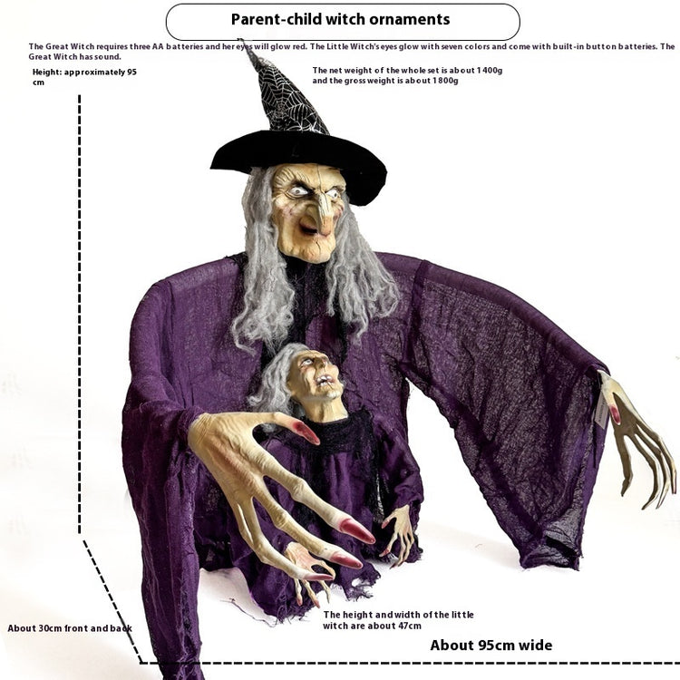 a person with a person hat and a person doll
