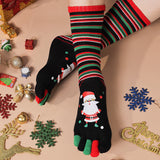 Women's Split-Toe Christmas Socks