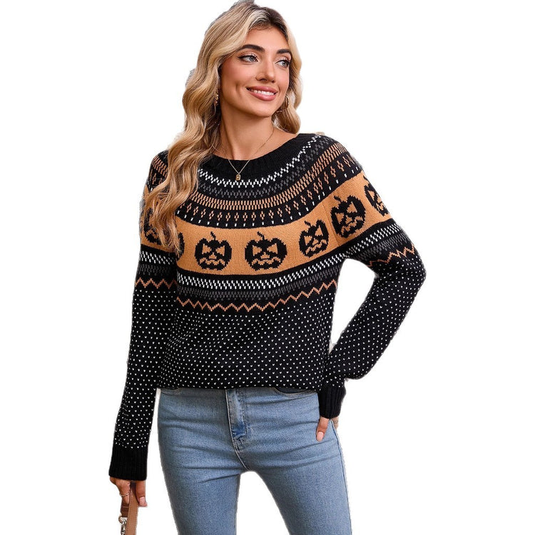 a woman in a sweater