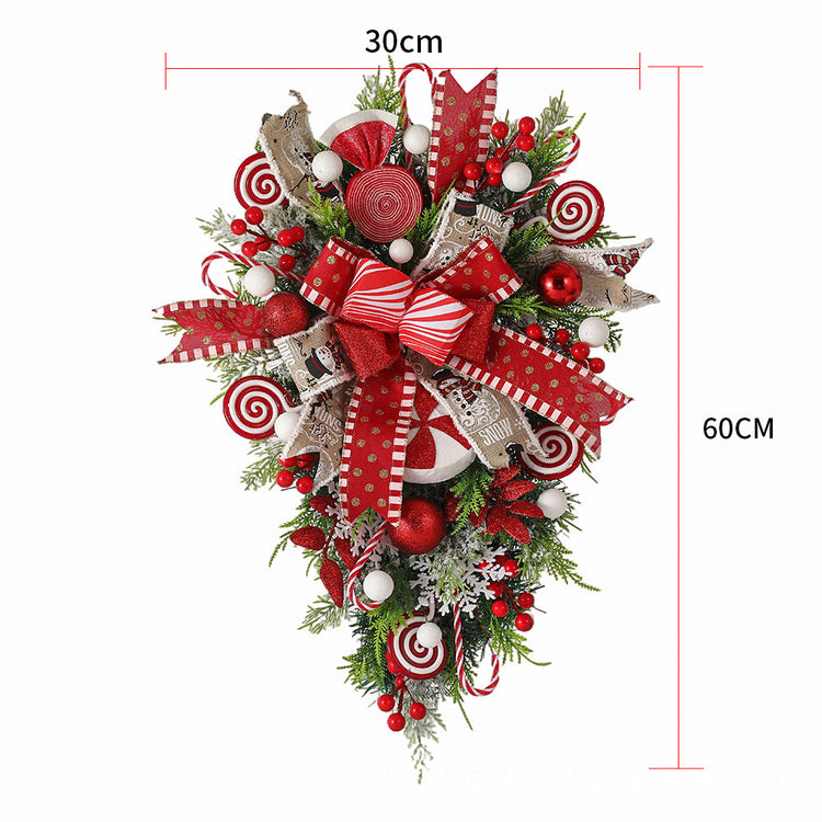 a red and white christmas decoration