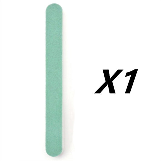 a green nail file