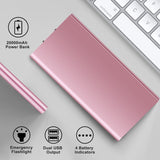 20,000mAh Dual-USB Portable Power Bank