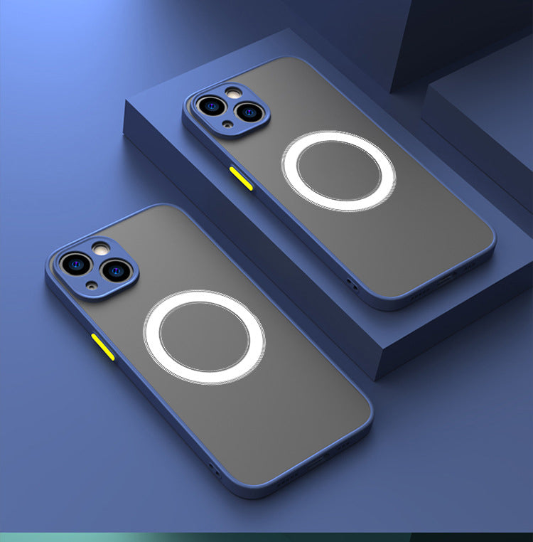 a group of cell phones on a blue surface