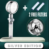 360° Rotating High-Pressure Shower Head