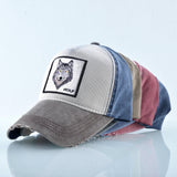 Letter-Embroidered Adjustable Baseball Cap