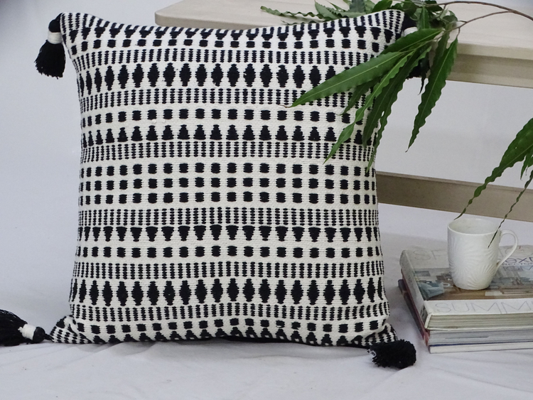 a pillow on a table