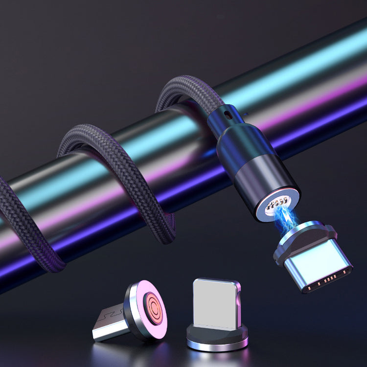 a cable connected to a metal tube