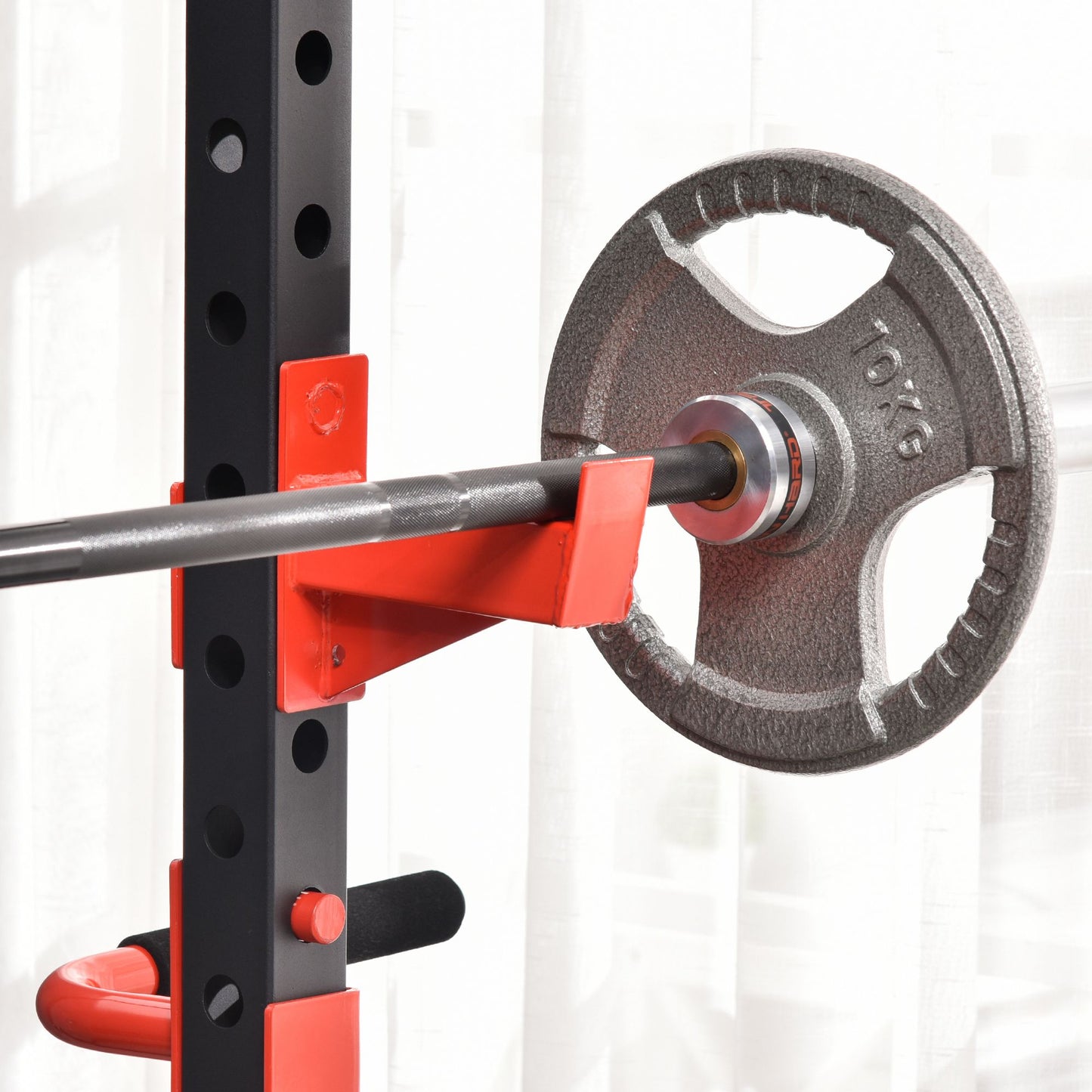 Adjustable Power Tower Dip Station Pull Up Bar Squat Rack Power Cage At Home Workout Equipment
