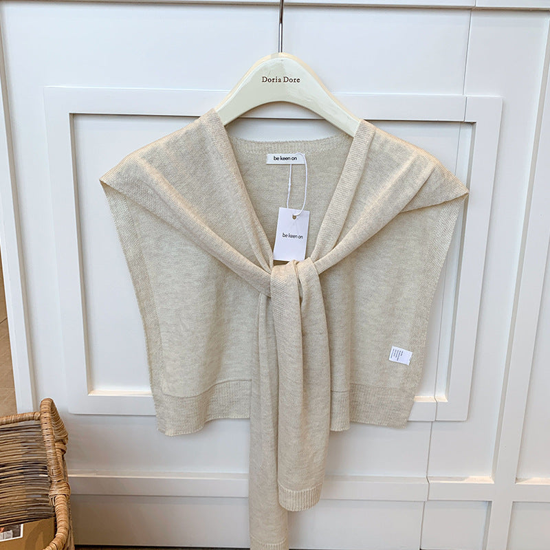 All-match Scarf Outer Wool Detachable Collar Shoulder