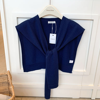 All-match Scarf Outer Wool Detachable Collar Shoulder