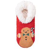 Plush Non-Slip Indoor Socks with Christmas Characters
