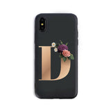 Alphabet Letter Silicone Phone Case