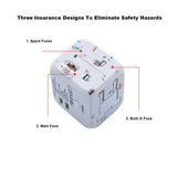 Universal Travel Adapter with Dual USB Ports