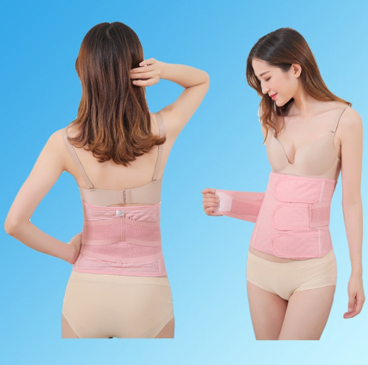 a woman wearing a pink corset