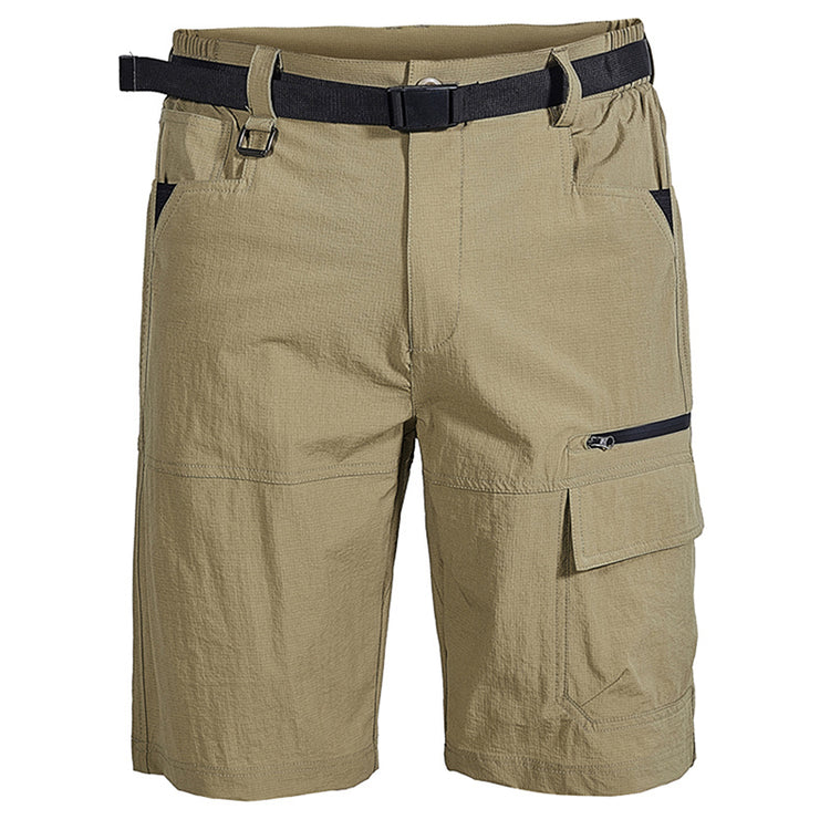 a pair of shorts with a belt