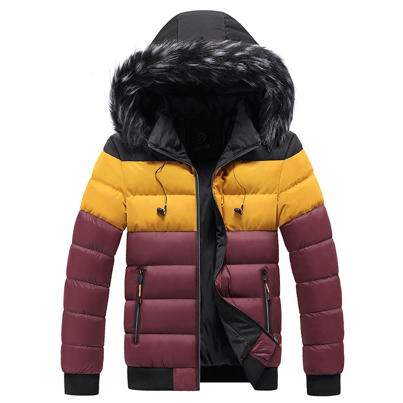 a jacket with a fur hood