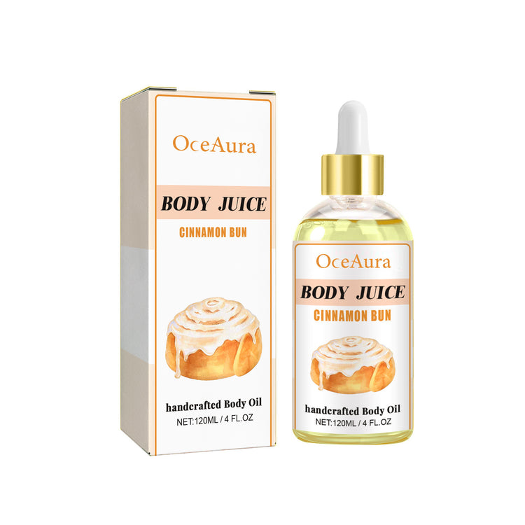 a bottle of cinnamon bun oil