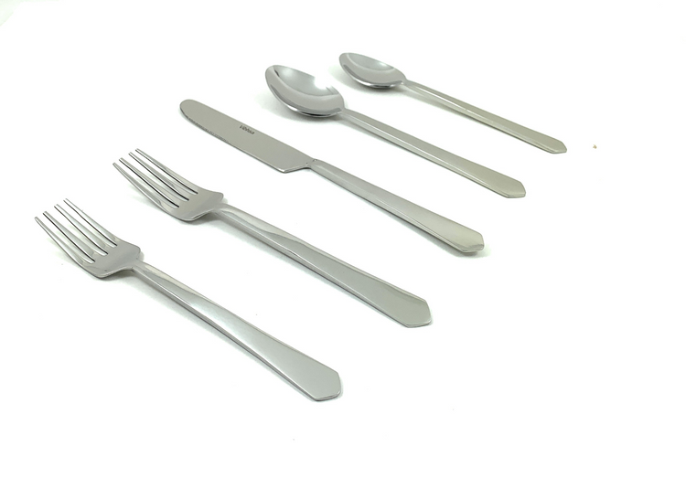 a silverware set with a spoon and fork