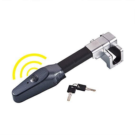 a bicycle lock with keys