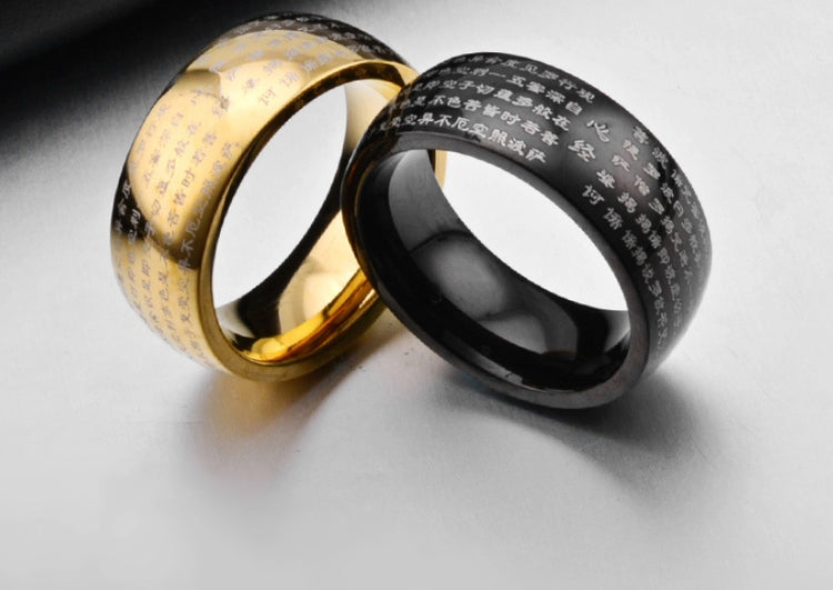 a couple of rings with writing on them