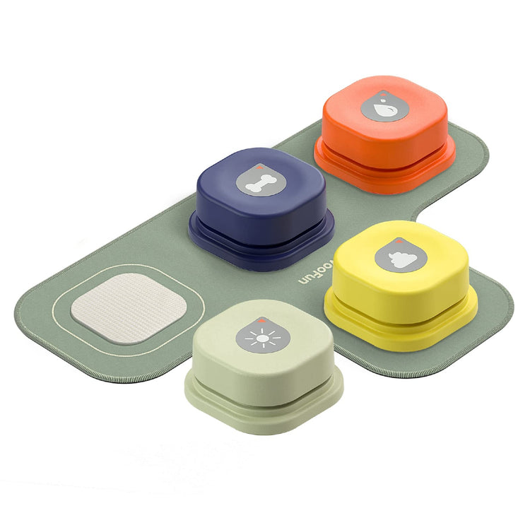 a group of colorful buttons