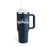 40 oz Insulated Stainless Steel Tumbler with Handle and Straw