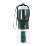 3-in-1 Portable Dog Water Bottle with Food and Waste Bag Storage