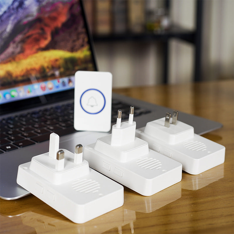 a group of white electrical devices on a table