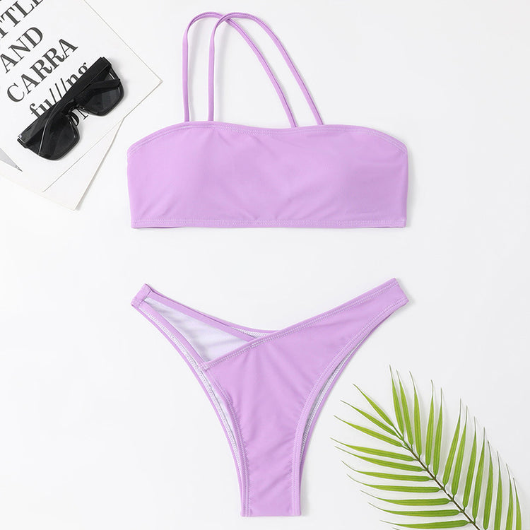 a purple garment and sunglasses