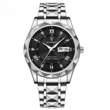 Men's Luminous Quartz Watch with Dual Calendar