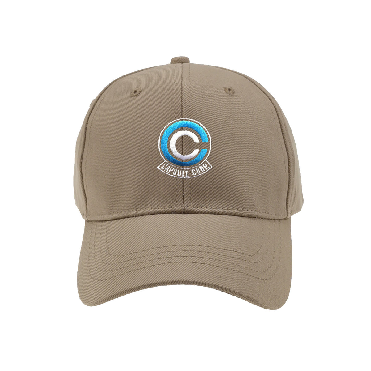 a brown hat with a logo on it