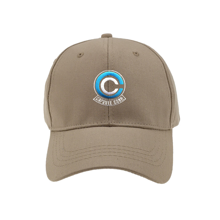 a brown hat with a logo on it