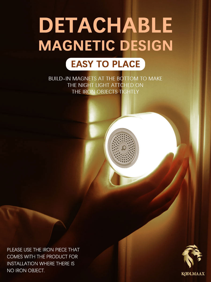 a hand holding a round light