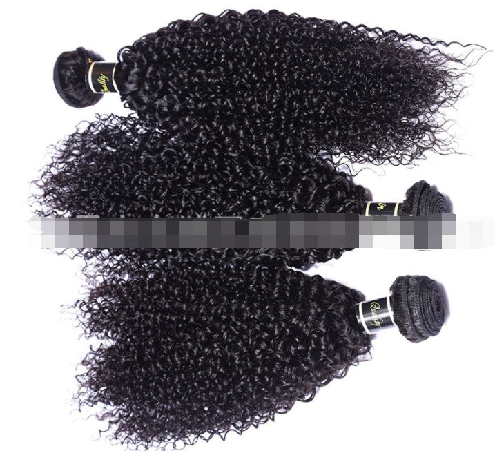 a close up of a wig
