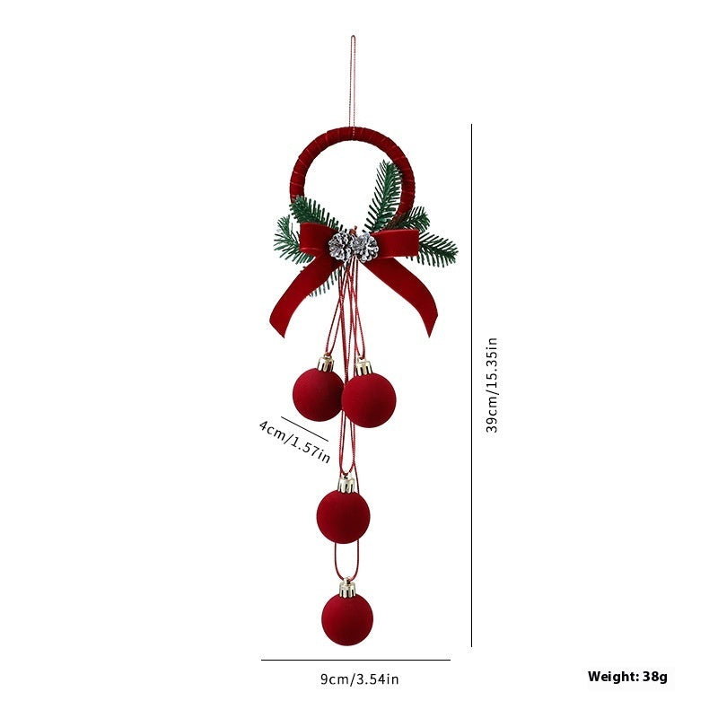 a red and silver christmas ornament