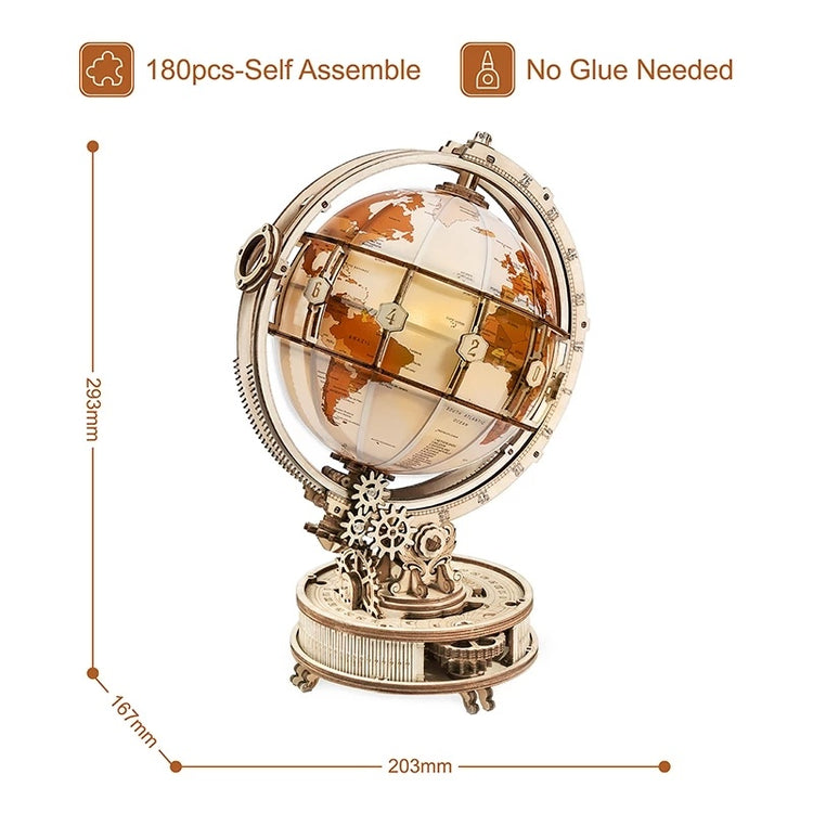 a model of a globe