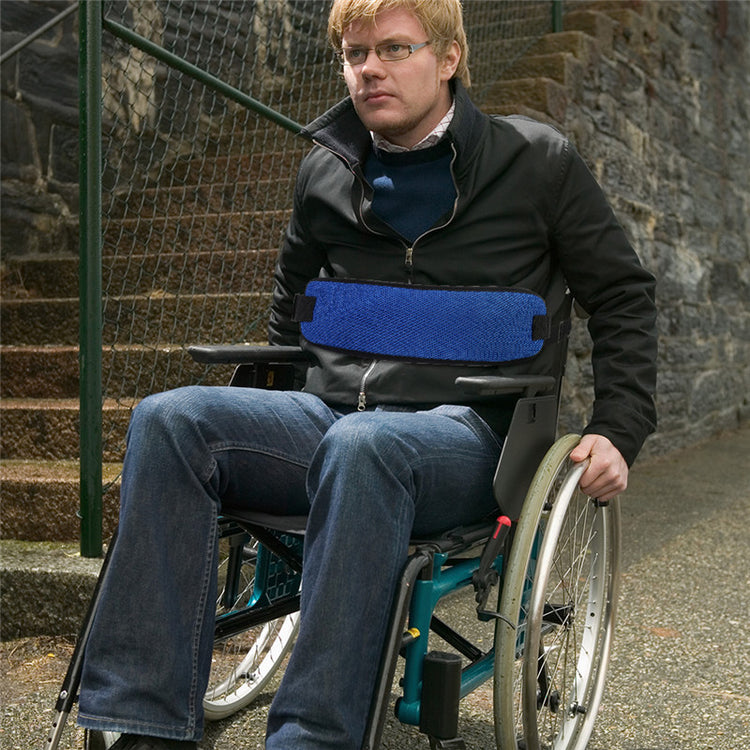 a man sitting in a wheelchair