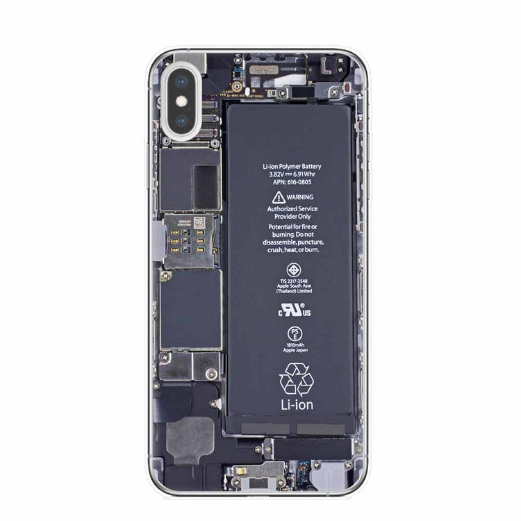 a cell phone with the back cover