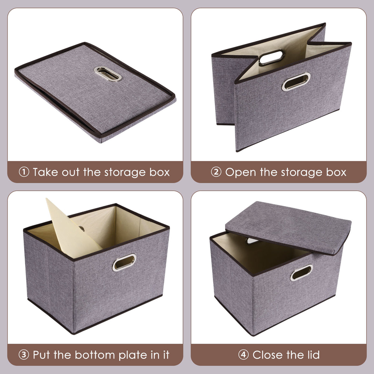 a collage of different boxes