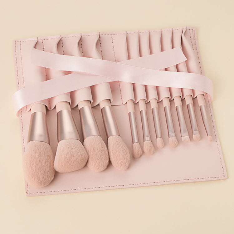 a set of makeup brushes