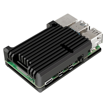 Motherboard Aluminum Alloy Heat Dissipation Protection Box With Dual Fans