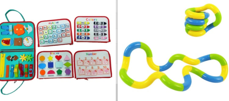 a close-up of toys