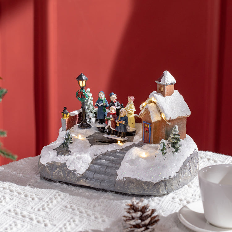 a small figurine on a table