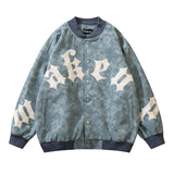 Women's Embroidered Baseball Jacket