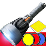 USB-Rechargeable Long-Range LED Flashlight