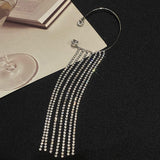 Long Tassel Drop Earrings