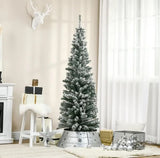 6-Foot Snow-Flocked Artificial Christmas Tree