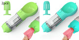 3-in-1 Portable Dog Water Bottle with Bowl and Waste Bag Storage