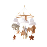 Forest Animal Felt Crib Mobile