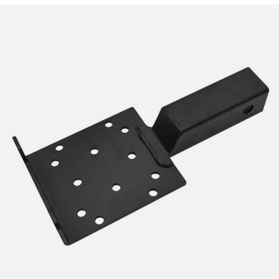 Universal Trailer Hitch Winch Mounting Plate Hitch Winch Bracket Winch Mounting For ATV UTV SUV Truck Pickup Lawn Garden Equipment